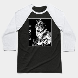 Strength Tarot Card Baseball T-Shirt